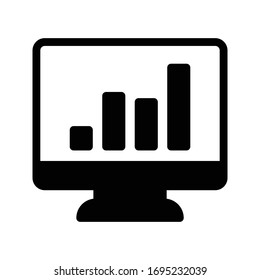 icono plano de glifo vector gráfico 