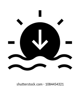 graph vector glyphs icon