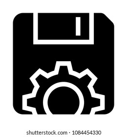 graph vector glyphs icon