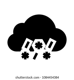 graph vector glyphs icon