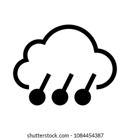 graph vector glyphs icon