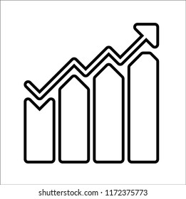 graph vector icon
