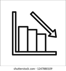 graph vector icon