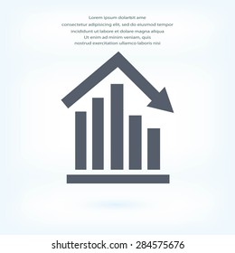 graph vector icon