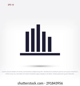 graph vector icon