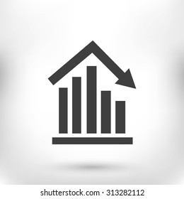 graph vector icon