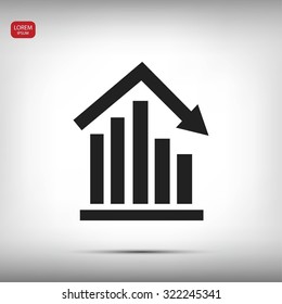graph vector icon