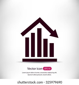 graph vector icon