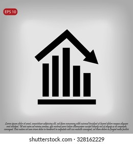 graph vector icon