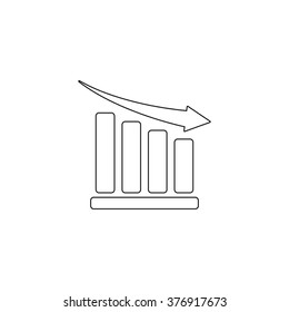 graph  - vector icon