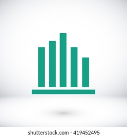 graph vector icon