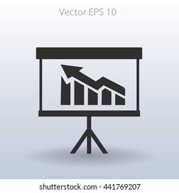 graph vector icon