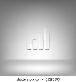 Graph vector icon