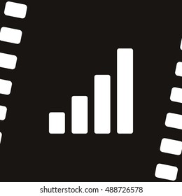 Graph vector icon