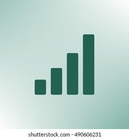Graph vector icon