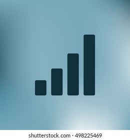 Graph vector icon