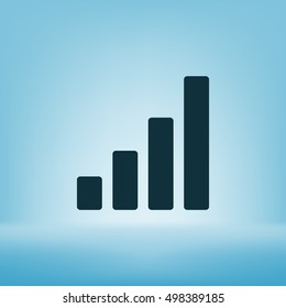 Graph vector icon