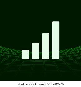 Graph vector icon