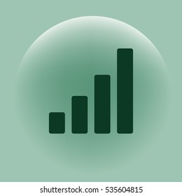 Graph vector icon