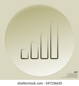 Graph vector icon