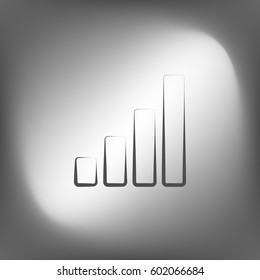 Graph vector icon