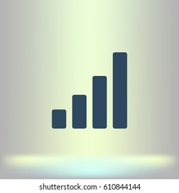 Graph vector icon