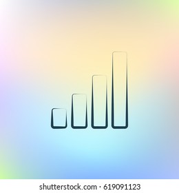 Graph vector icon