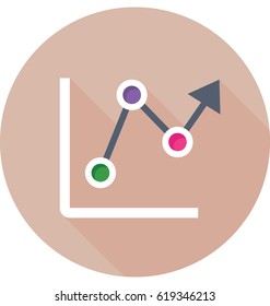 Graph Vector Icon