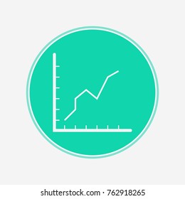 Graph vector icon
