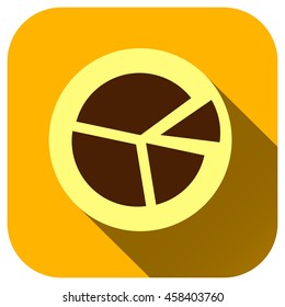 Graph vector icon, Diagram symbol for your design, logo, application, UI, website