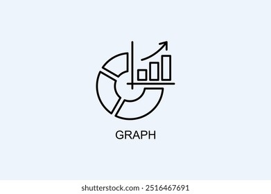 Graph Vector Icon Or Logo Illustration