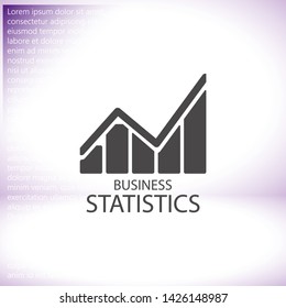 graph Vector icon . Lorem Ipsum Illustration design