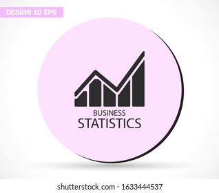 graph Vector icon . Lorem Ipsum Illustration design