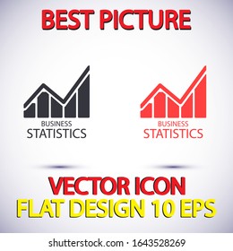 graph Vector icon . Lorem Ipsum Illustration design