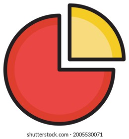 Graph Vector icon that can easily modify or edit