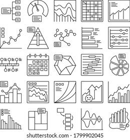 
Graph Vector icons set every single icon can easily modify or edit
