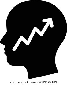 graph vector illustration isolated on a transparent background . glyph vector icons for concept or web graphics.