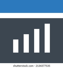 graph vector illustration isolated on a transparent background. glyph vector icons for concept or web graphics.