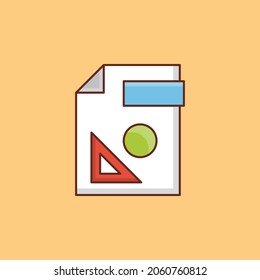 graph Vector illustration on a transparent background. Premium quality symbols. Vector Line Flat color  icon for concept and graphic design.