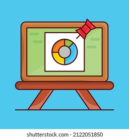 graph Vector illustration on a transparent background. Premium quality symmbols. Vector line flat icons for concept and graphic design. 