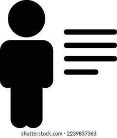 gráfico Ilustración vectorial en un fondo transparente. Símbolos de calidad superior. Iconos vectoriales de glifos para diseño de conceptos y gráficos.