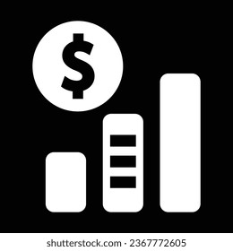 Graph Vector illustration on a transparent background.Premium quality symbols.Glyphs vector icon for concept and graphic design.