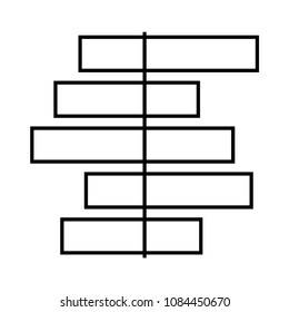 graph vector line icon