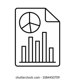 graph vector line icon