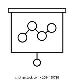 graph vector line icon