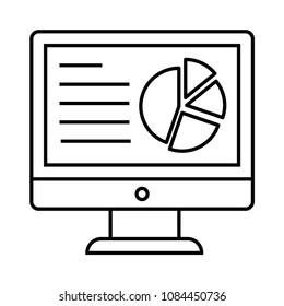 graph vector line icon