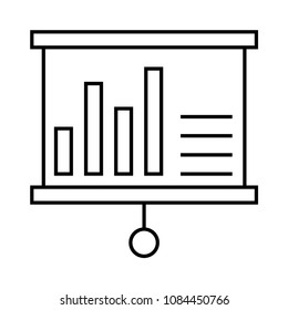 graph vector line icon