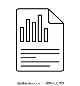 graph vector line icon