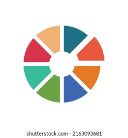 Graph vector for website symbol icon presentation