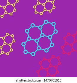 graphene, carbon nano structures, vector